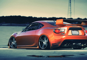 Toyota, gt86, оранж