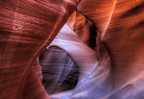 пещера, Природа, antelope canyon, скалы, каньон, текстура