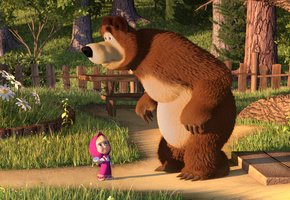 медведь, кино, фильм, Маша, фильмы, мульфильм