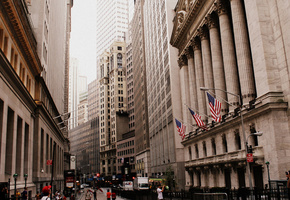 здания, нью-йорк, улица, wall street, город, небоскребы, New york