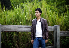 Парень, фон, природа