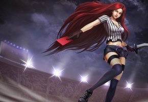red card, League of legends, футбол, красная карта, football, katarina