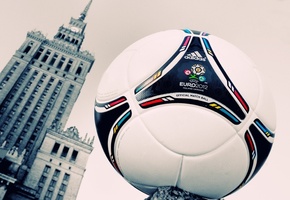 кожа, футбол, 2012, Tango 12, мяч, евро, польша, ракурс