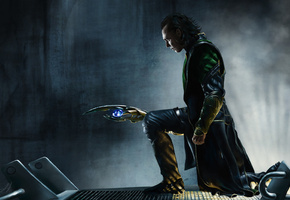 металл, loki, мстители, жезл, решетка, Арт, мужчина