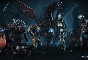 баньши, Mass effect, опустошитель, жнецы, каннибал, тварь