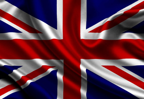United Kingdom, Satin, Flag