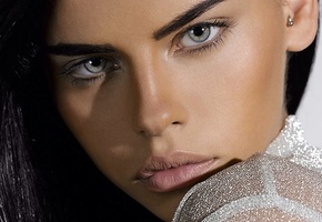 Daniela Freitas, Top Model, Brazil, Brunette, Amazing, Eyes, The Look, Lips, Mouth