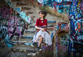 Lindsey stirling, скрипачка, линдси стирлинг, красавица, violin