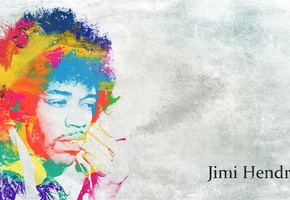 джими хендрикс, многоцветность, Jimi hendrix, гитарист