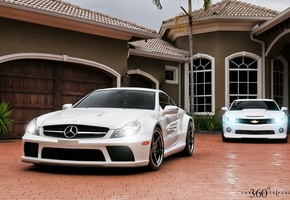 amg, camaro, мерседес, sl65, сл65, ss, амг, chevrolet, and, Mercedes-benz