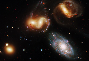 галактики, скопление, Космос, вселенная