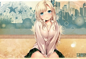 сэна касивадзаки, kashiwazaki sena, Девушка, взгляд