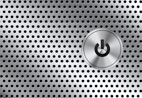 Кнопка, отверстия, металл