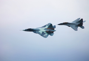 т-50, миг-29м2, T-50 and mig-29m2