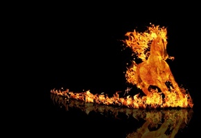 огонь, Конь, бег