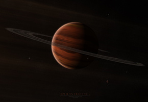 спутники, Epsilon eridani b, кольца, газовый гигант, планета