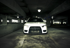 Mitsubishi, evolution, белый, evo x, lancer, evo 10