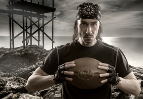 игрок, мячь, Мужчина