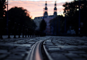 Город, ночь, улица