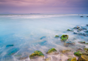 Природа, камни, небо, море, утро