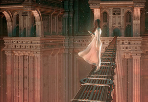 девушка, resonance of fate, мост, End of ethernity, reanbell, leanne