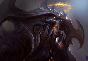 Diablo, пасть, дьявол, демон