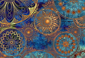 узоры, Винтажи, фон