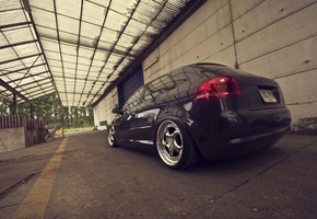 parking, city, wallpapers auto, вид с зади, audi a3, audi wallpapers, cars, Auto, фото