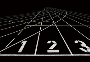 минимализм, Дорожки, линии, цифры