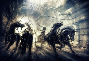 лошади, погоня, принц, Prince of persia, два трона, the two thrones
