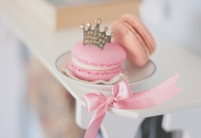 Настроения, еда, розовый, пирожное, сладкое, печенье