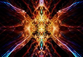 Свет, калейдоскоп, симметрия, отражение