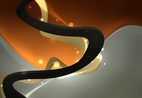 Линии, цвета, черный, желтый