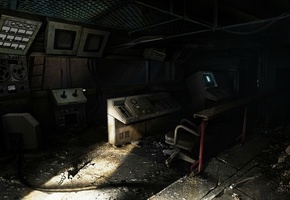Stalker 2, панель управления, заброшенное здание, сталкер