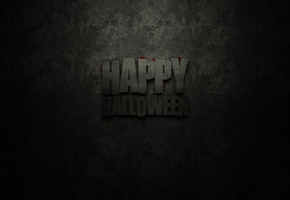 темный, надпись, фон, Happy halloween, хелуин, текстуры