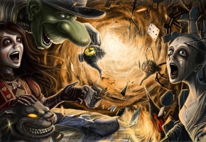 безумие, wallpepers, retuns, alice, Game, алиса, madness, игра, mcgee, обои