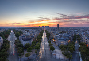 выдержка, париж, hdr, франция, Город