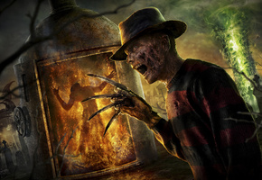 2011, перчатка, Mortal kombat, freddy krueger, фредди крюгер, frederick