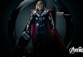 молот, плащ, мстители, the god of thunder, тор, Thor