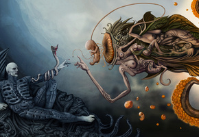 Арт, prometheus, тату, руки, женские, dejano23, тела, эмбрион, god