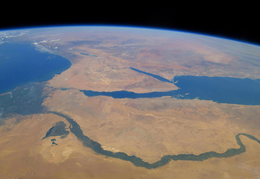 Земля, красное море, африка, нил, река