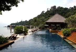 Интерьер, отдых, лестница, вода, экстерьер, бассейн