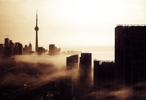 toronto, Канада, торонто, город, canada, сздания, city, мегаполис