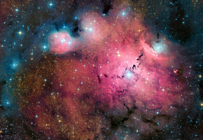 звёзды, газ, Simeis 188, пыль, ngc 6559