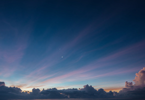 тучи, звёзды, Небо, звезда, небосвод