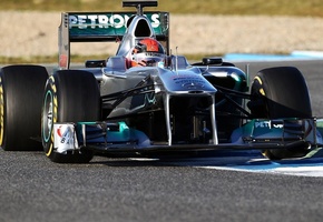 ф1, мерседес, Шумахер