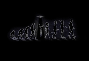 происхождение, человек, обезьяна, Нло, эволюция