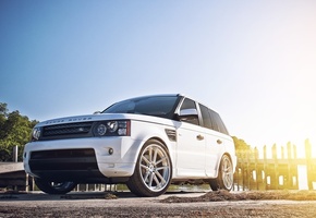 sport, white, range rover, лэнд ровер, спорт, Land rover, ренж ровер