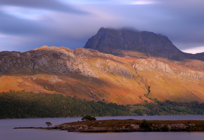 озеро, Great britain, шотландия, великобритания, scotland