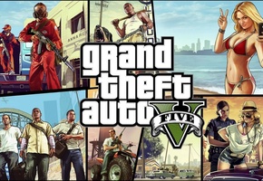 gta 5, 1с, оружие, gta, Grand theft auto v, арт, rockstar north, rockstar games
